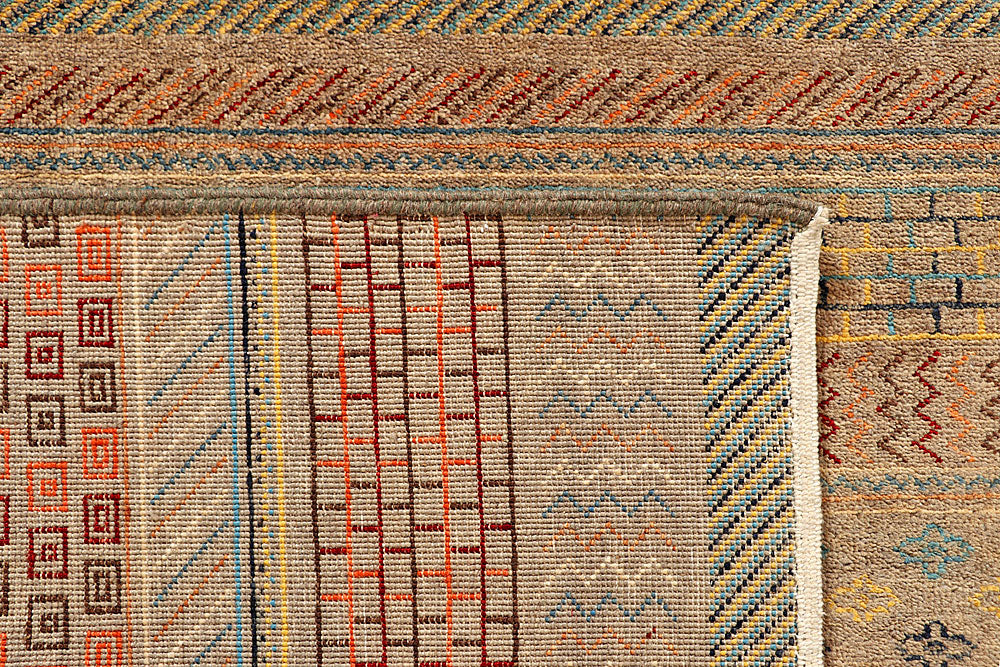 Multi Colored Gabbeh 5' 7 x 8' 2 - No. 55898 - ALRUG Rug Store