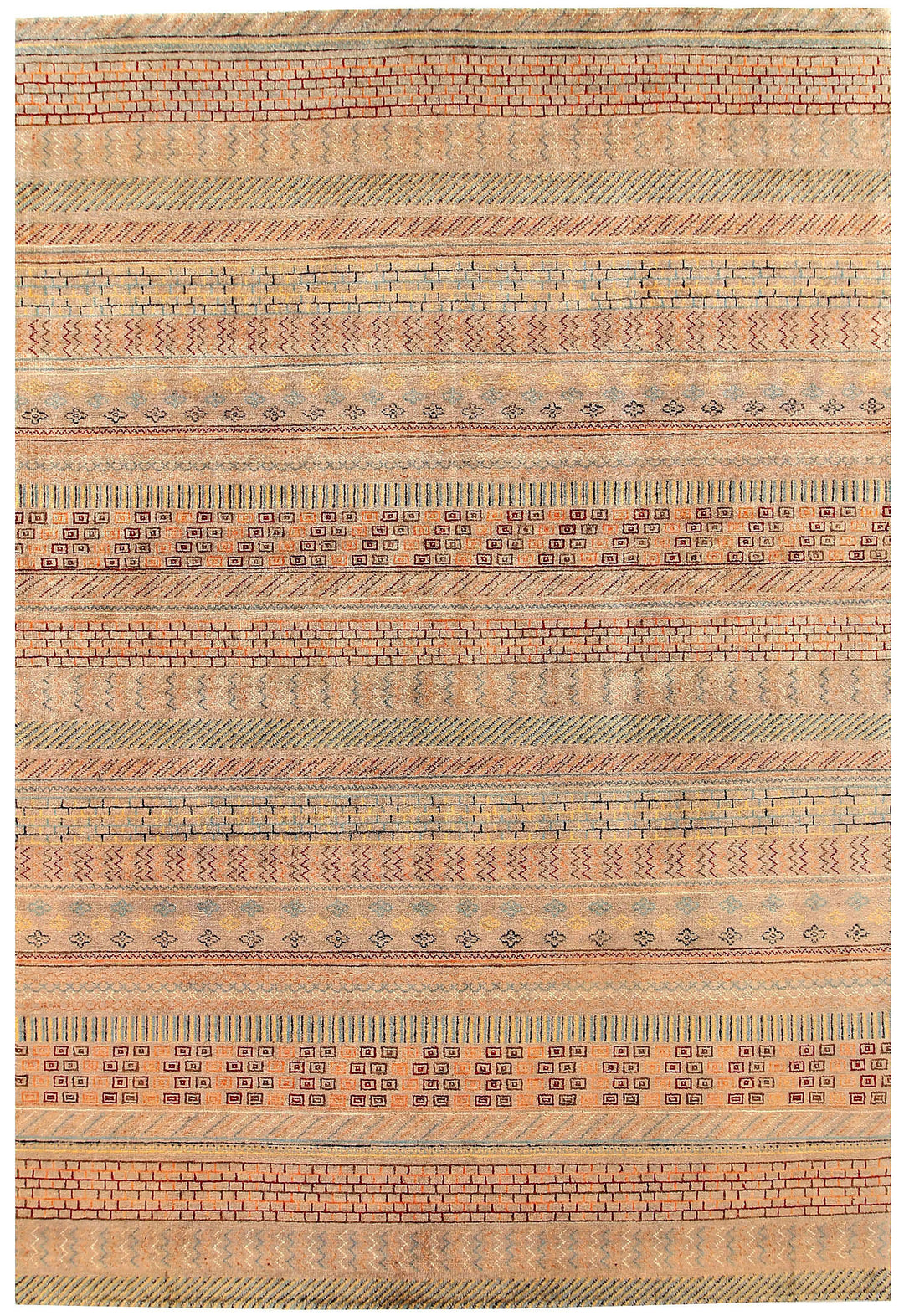 Multi Colored Gabbeh 5' 7 x 8' 2 - No. 55898 - ALRUG Rug Store