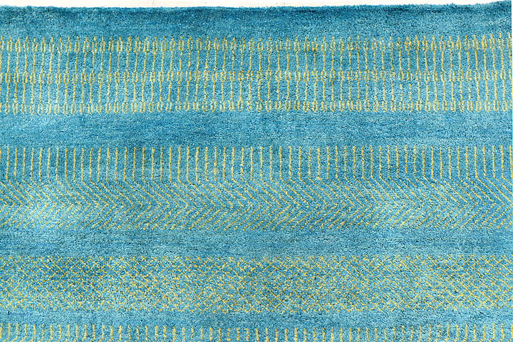 Sky Blue Gabbeh 5' 7 x 8' 2 - No. 55902 - ALRUG Rug Store