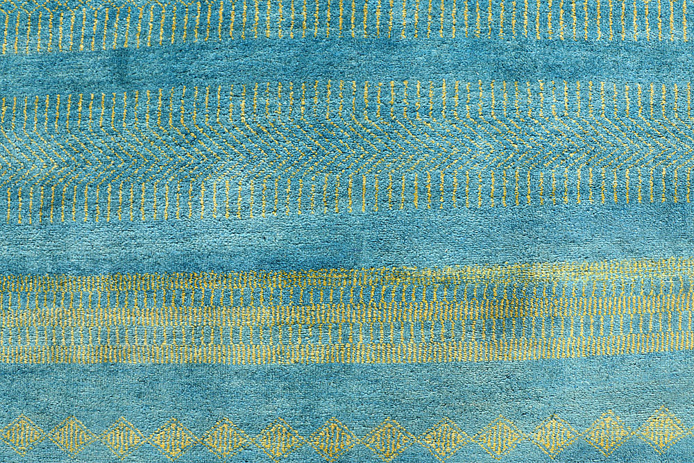 Sky Blue Gabbeh 5' 7 x 8' 2 - No. 55902 - ALRUG Rug Store