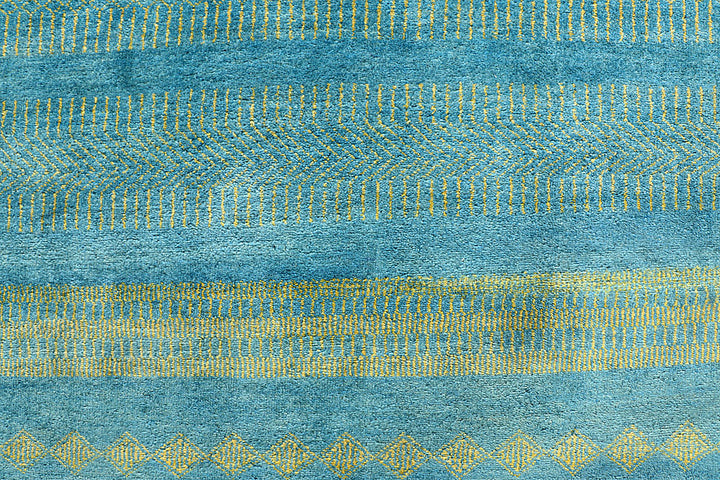 Sky Blue Gabbeh 5' 7 x 8' 2 - No. 55902 - ALRUG Rug Store