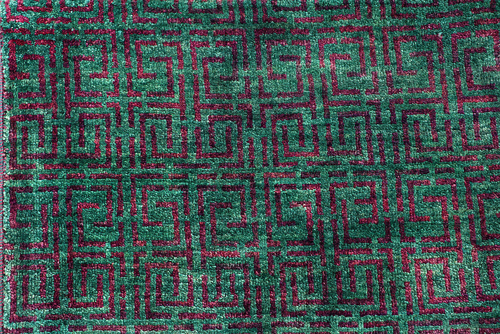 Sea Green Gabbeh 5' 10 x 8' 1 - No. 55903 - ALRUG Rug Store