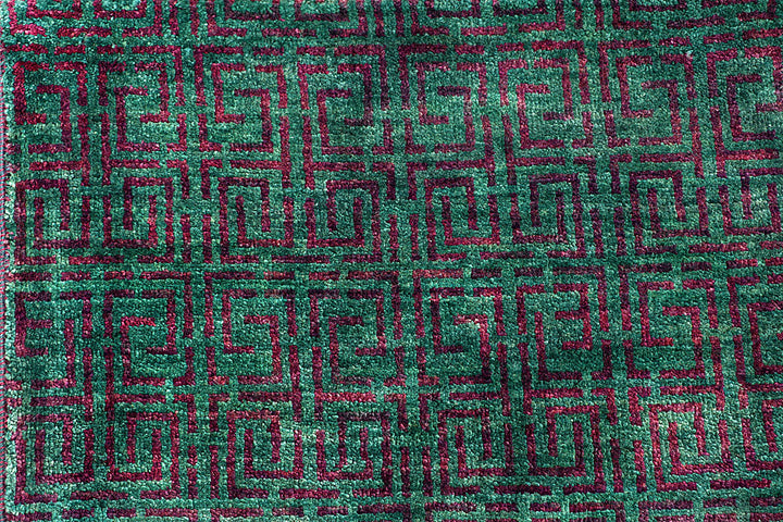 Sea Green Gabbeh 5' 10 x 8' 1 - No. 55903 - ALRUG Rug Store