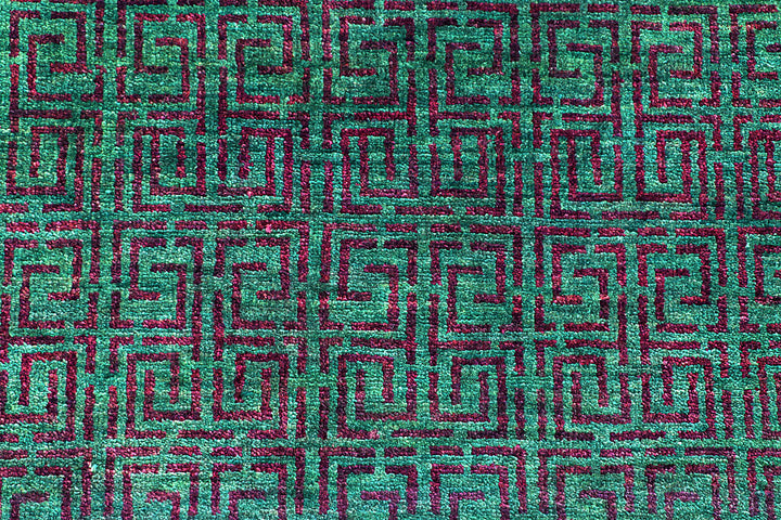 Sea Green Gabbeh 5' 10 x 8' 1 - No. 55903 - ALRUG Rug Store