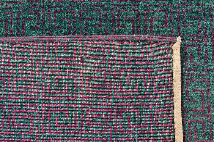 Sea Green Gabbeh 5' 10 x 8' 1 - No. 55903 - ALRUG Rug Store