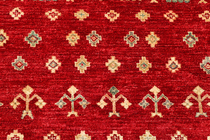 Firebrick Gabbeh 5'  5" x 7'  8" - No. QA47335