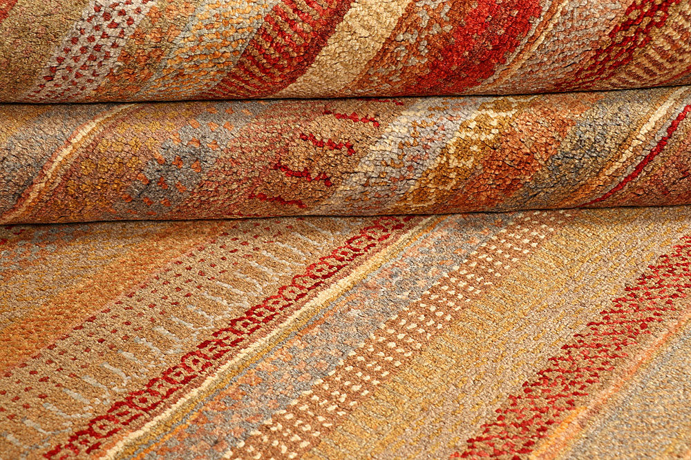 Multi Colored Gabbeh 5' 7 x 7' 11 - No. 55909 - ALRUG Rug Store