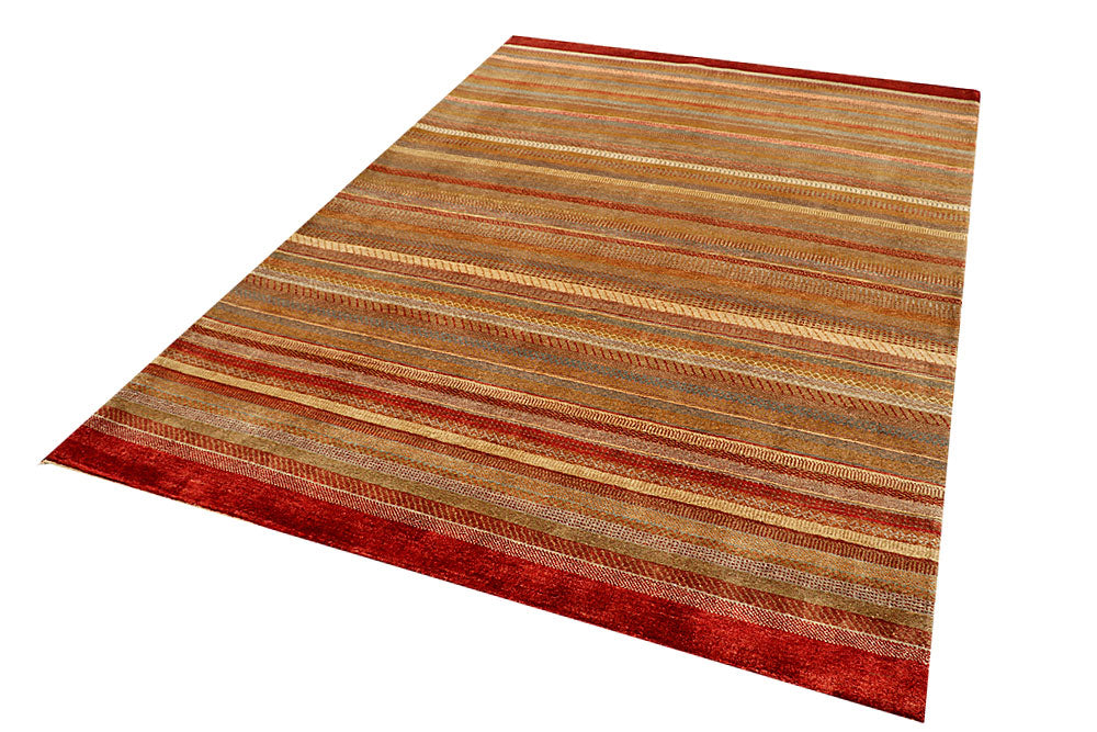 Multi Colored Gabbeh 5' 7 x 7' 11 - No. 55909 - ALRUG Rug Store