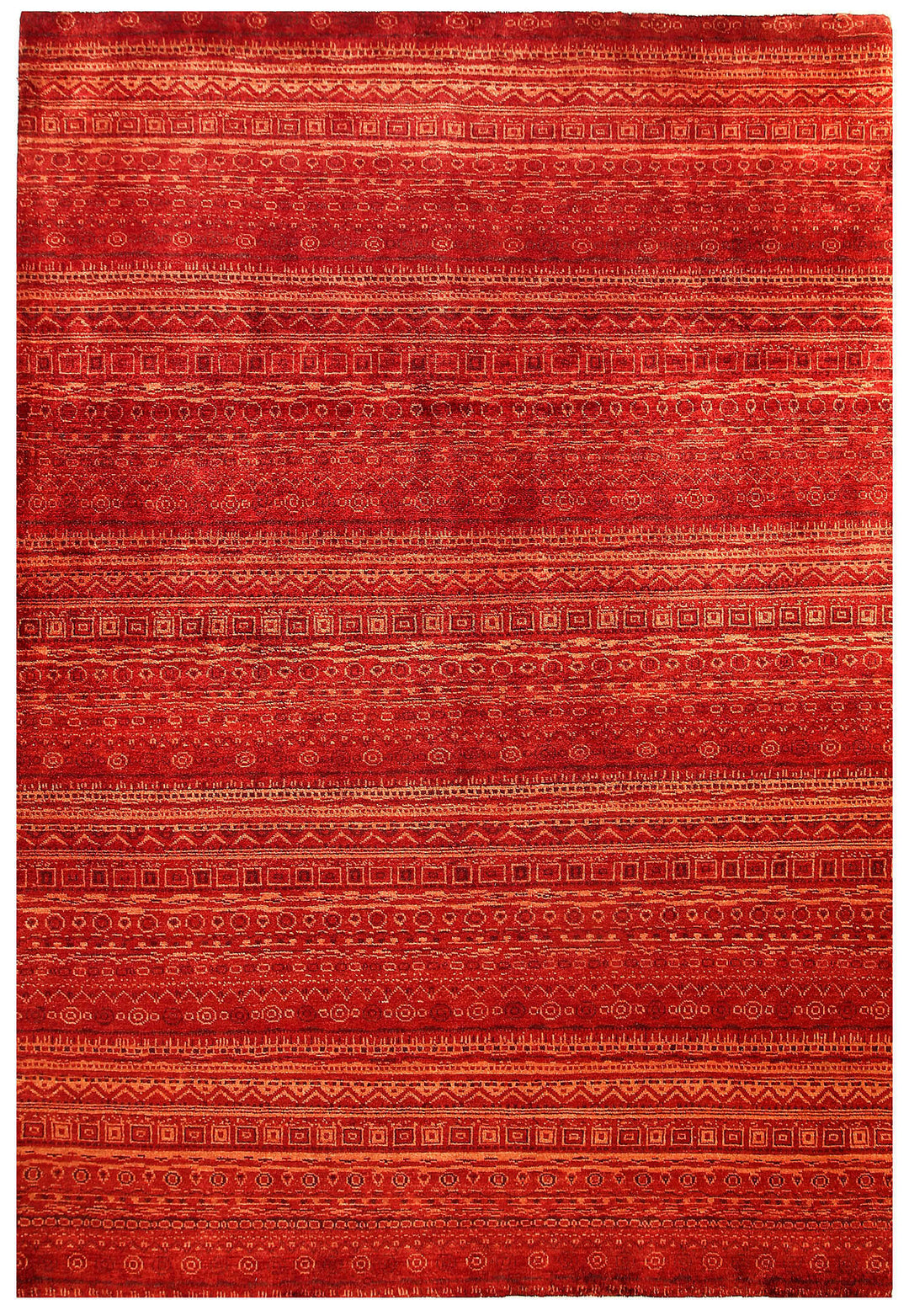 Firebrick Gabbeh 5' 9 x 8' 3 - No. 55910 - ALRUG Rug Store