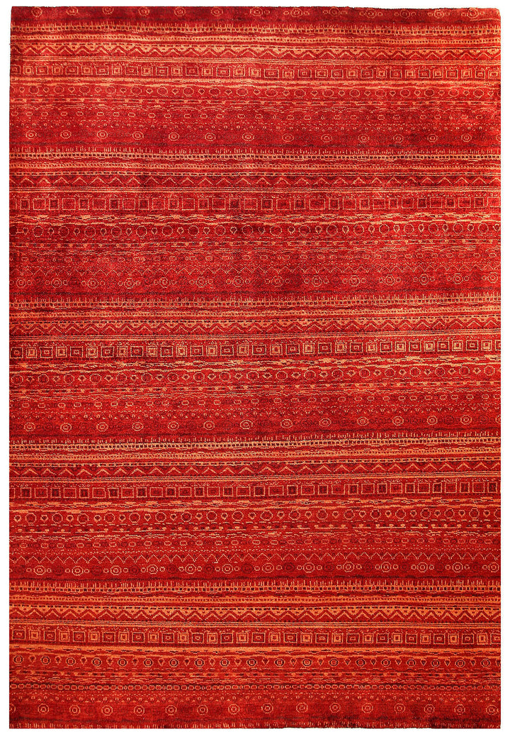 Firebrick Gabbeh 5' 9 x 8' 3 - No. 55910 - ALRUG Rug Store