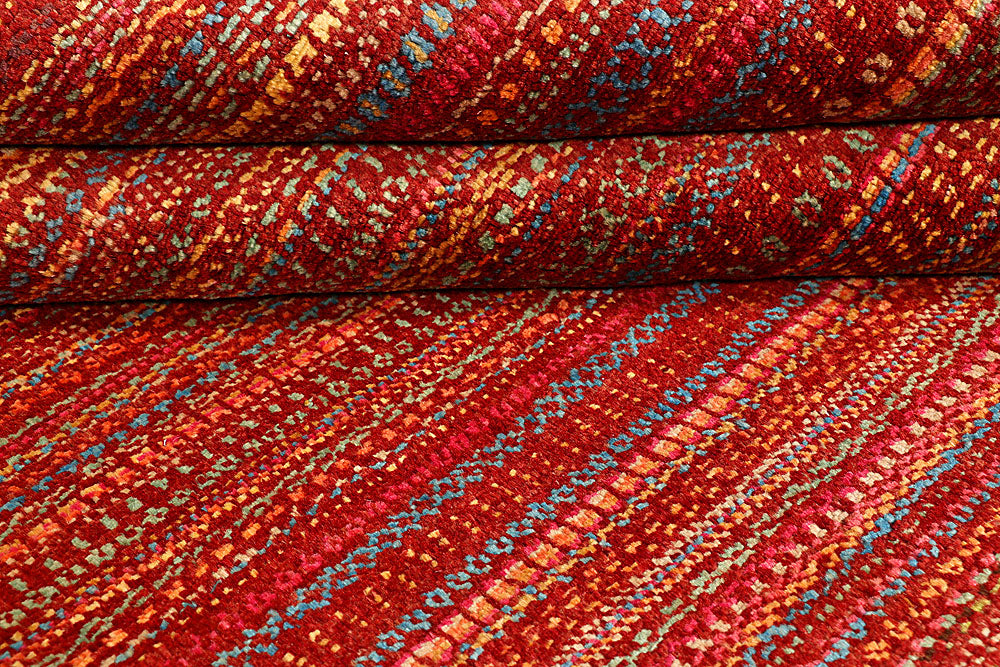 Multi Colored Gabbeh 5' 9 x 8' 6 - No. 55911 - ALRUG Rug Store