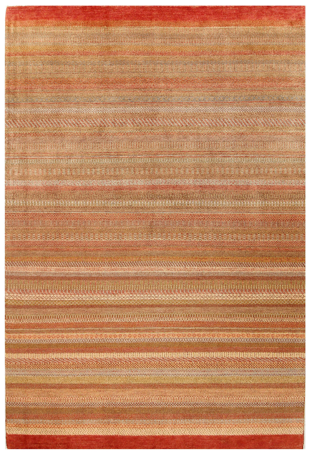 Multi Colored Gabbeh 5' 6 x 8' - No. 55913 - ALRUG Rug Store