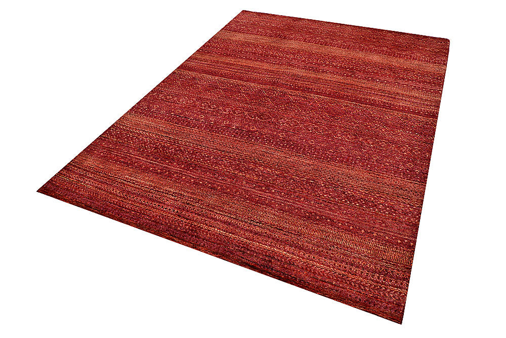 Firebrick Gabbeh 5' 6 x 7' 10 - No. 55915 - ALRUG Rug Store