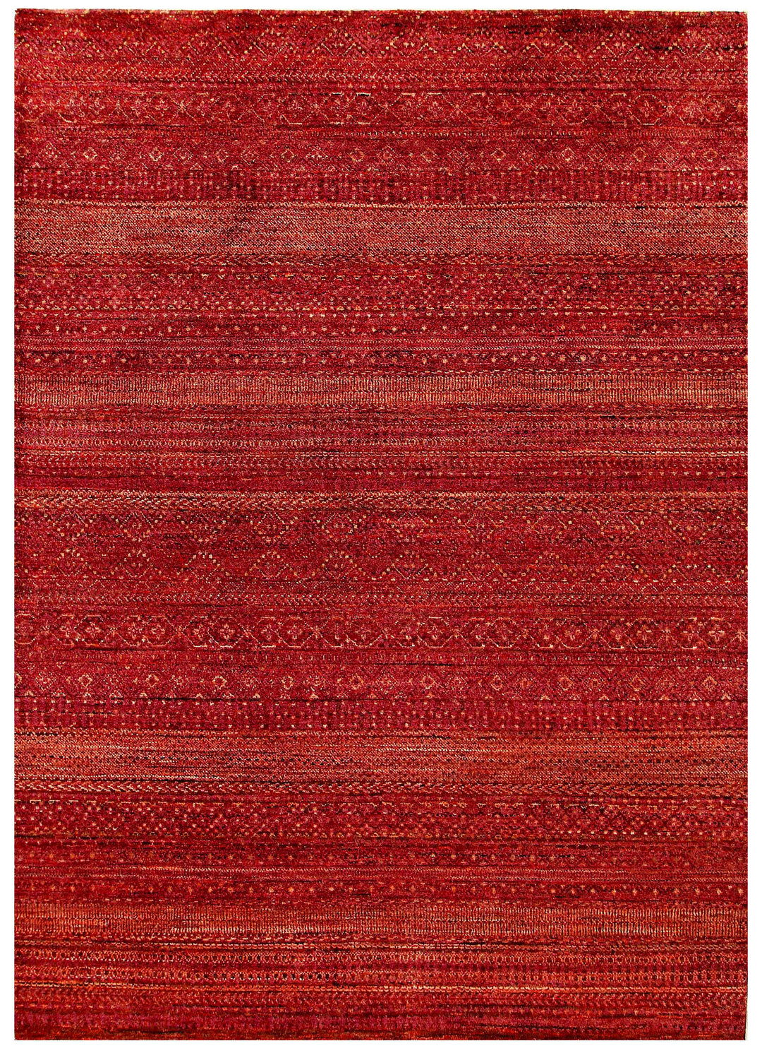 Firebrick Gabbeh 5' 6 x 7' 10 - No. 55915 - ALRUG Rug Store