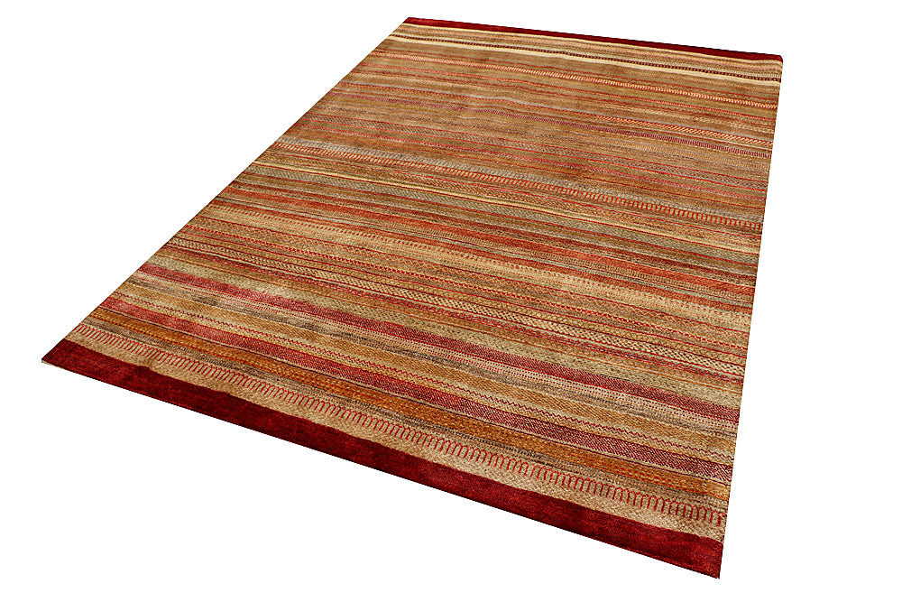 Multi Colored Gabbeh 5' 8 x 7' 11 - No. 55917 - ALRUG Rug Store