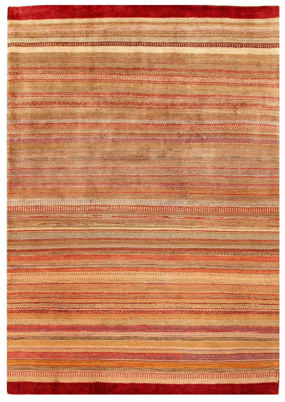 Multi Colored Gabbeh 5' 8 x 7' 11 - No. 55917 - ALRUG Rug Store