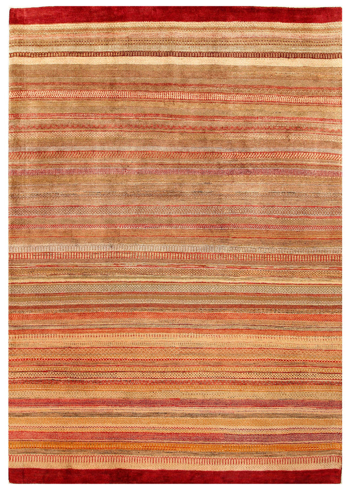 Multi Colored Gabbeh 5' 8 x 7' 11 - No. 55917 - ALRUG Rug Store