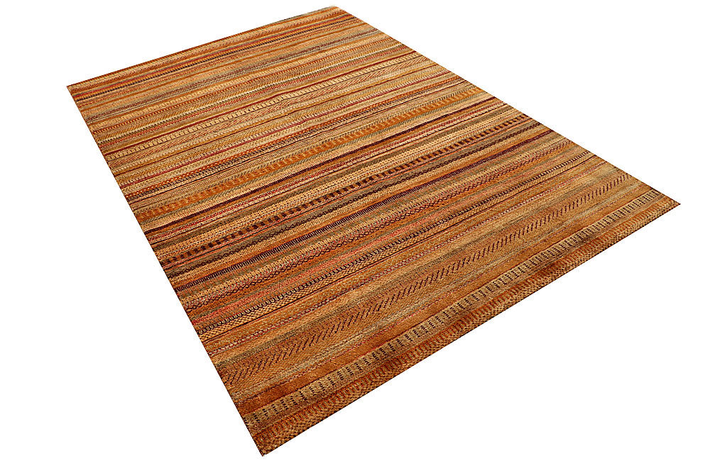 Multi Colored Gabbeh 5' 5 x 8' - No. 55919 - ALRUG Rug Store