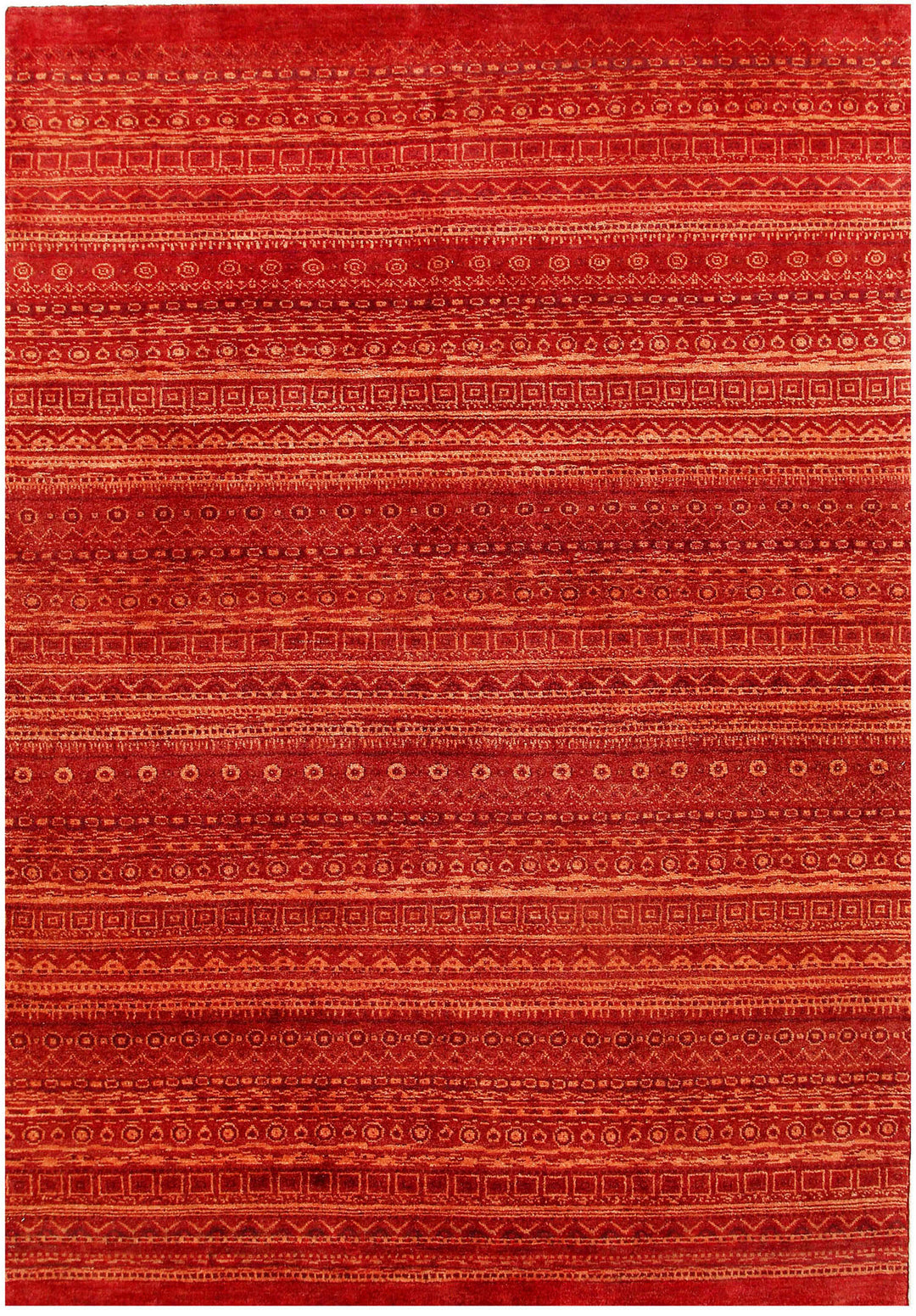 Firebrick Gabbeh 5' 8 x 7' 11 - No. 55922 - ALRUG Rug Store