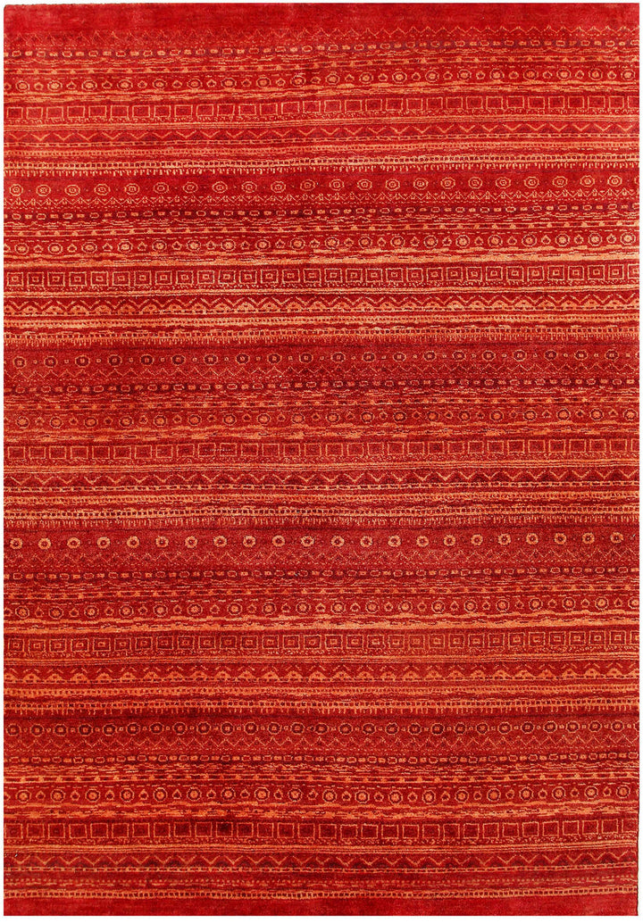 Firebrick Gabbeh 5' 8 x 7' 11 - No. 55922 - ALRUG Rug Store