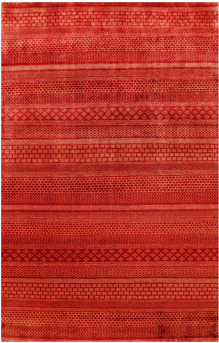 Firebrick Gabbeh 5' 6 x 8' 7 - No. 55923 - ALRUG Rug Store