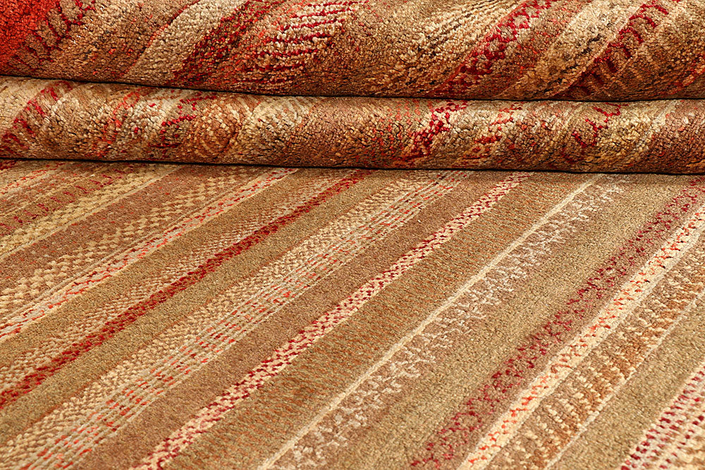 Multi Colored Gabbeh 5' 7 x 7' 10 - No. 55924 - ALRUG Rug Store