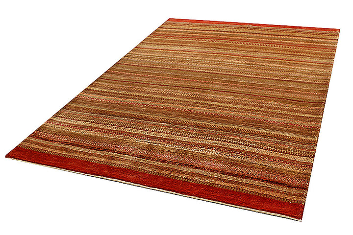 Multi Colored Gabbeh 5' 7 x 7' 10 - No. 55924 - ALRUG Rug Store