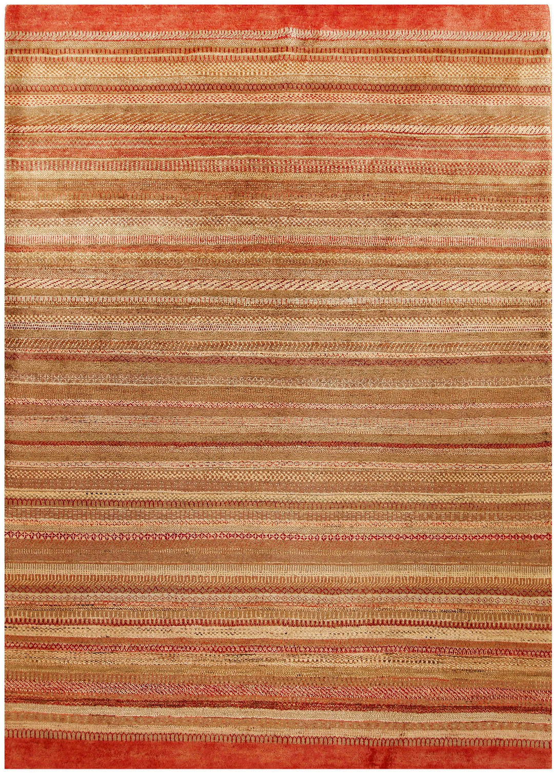 Multi Colored Gabbeh 5' 7 x 7' 10 - No. 55924 - ALRUG Rug Store