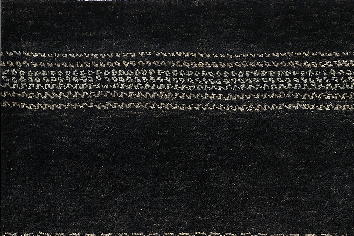 Black Gabbeh 5' 8 x 8' 3 - No. 55925 - ALRUG Rug Store