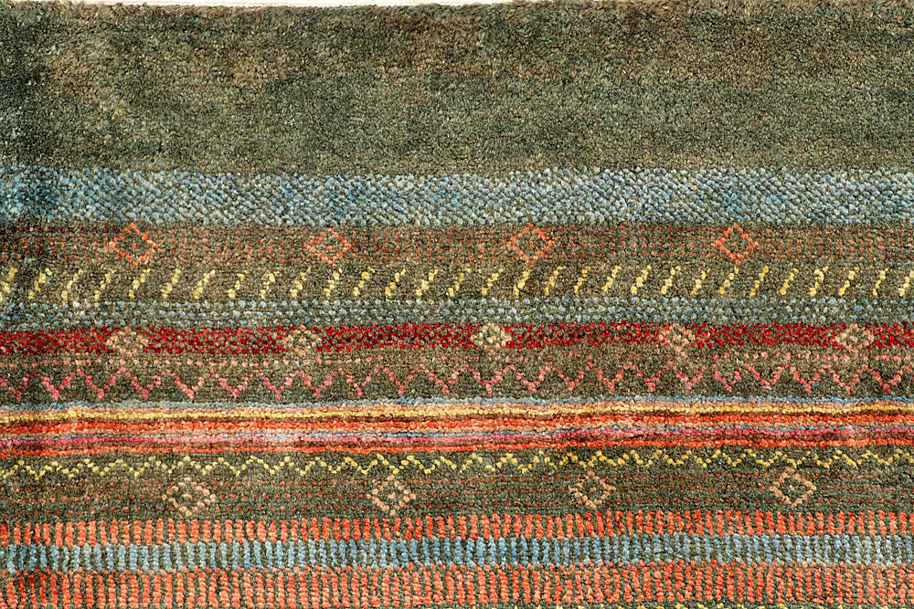 Multi Colored Gabbeh 5' 9 x 7' 9 - No. 55926 - ALRUG Rug Store