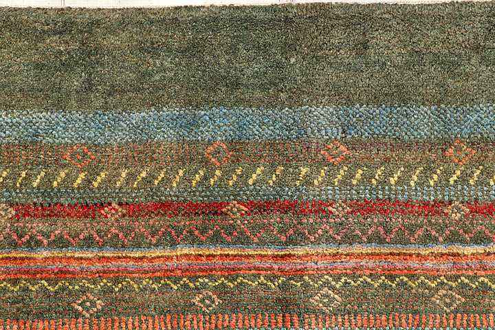 Multi Colored Gabbeh 5' 9 x 7' 9 - No. 55926 - ALRUG Rug Store