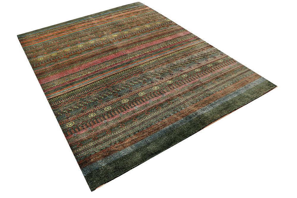 Multi Colored Gabbeh 5' 9 x 7' 9 - No. 55926 - ALRUG Rug Store