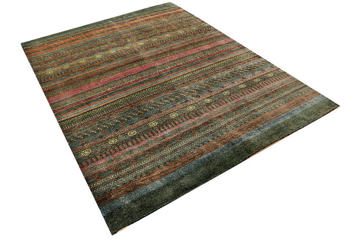 Multi Colored Gabbeh 5' 9 x 7' 9 - No. 55926 - ALRUG Rug Store