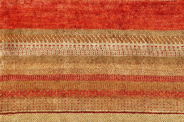 Multi Colored Gabbeh 5'  7" x 8'  2" - No. QA73651