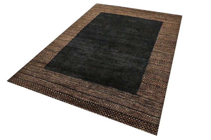 Black Gabbeh 5' 7 x 7' 9 - No. 55930 - ALRUG Rug Store