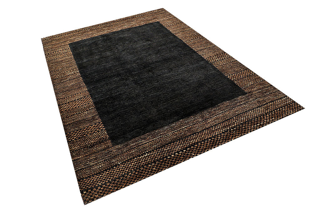 Black Gabbeh 5' 7 x 7' 9 - No. 55930 - ALRUG Rug Store