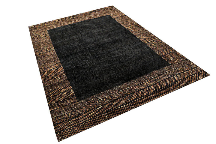 Black Gabbeh 5' 7 x 7' 9 - No. 55930 - ALRUG Rug Store