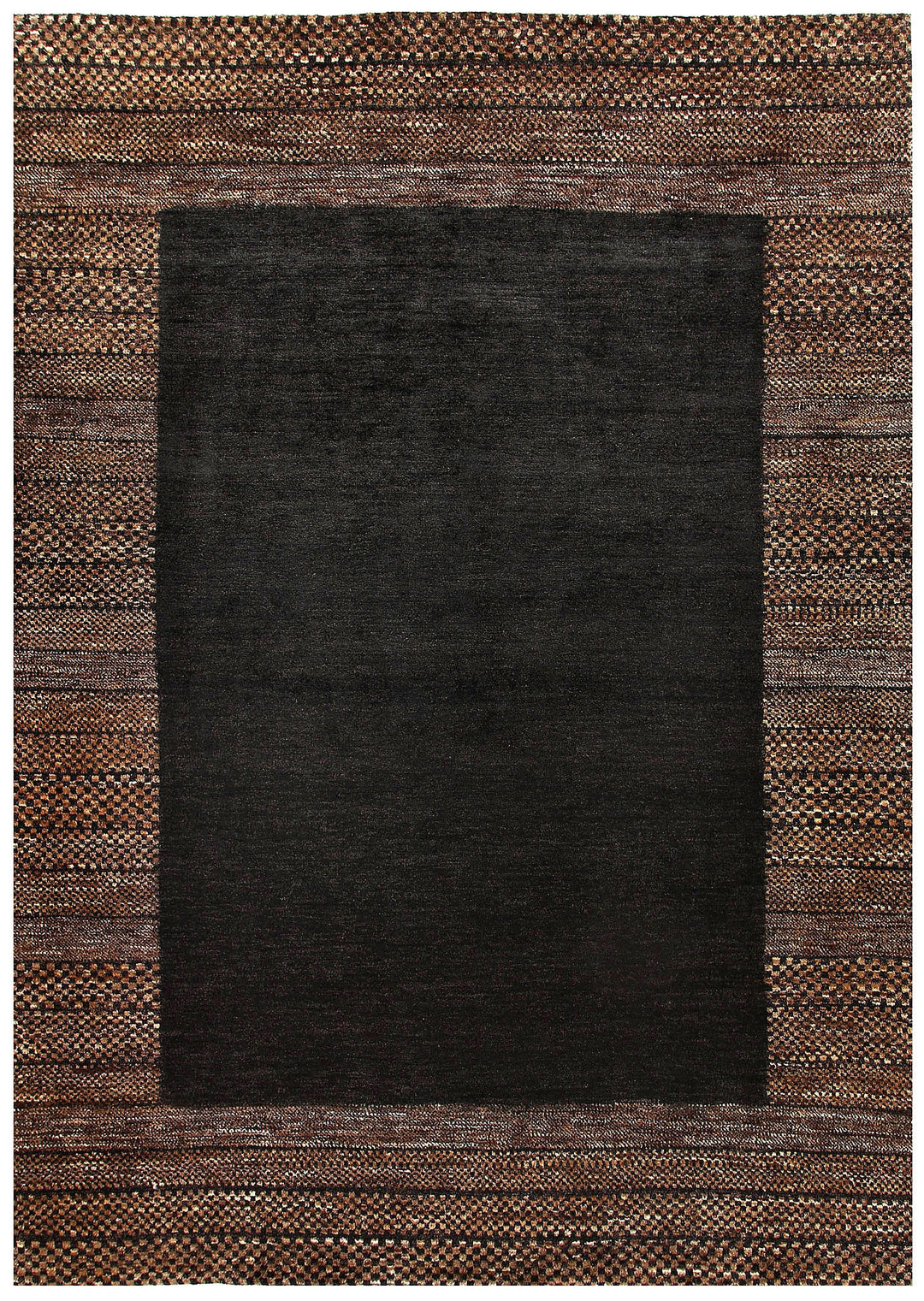 Black Gabbeh 5' 7 x 7' 9 - No. 55930 - ALRUG Rug Store