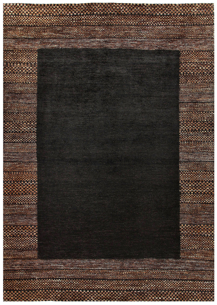 Black Gabbeh 5' 7 x 7' 9 - No. 55930 - ALRUG Rug Store