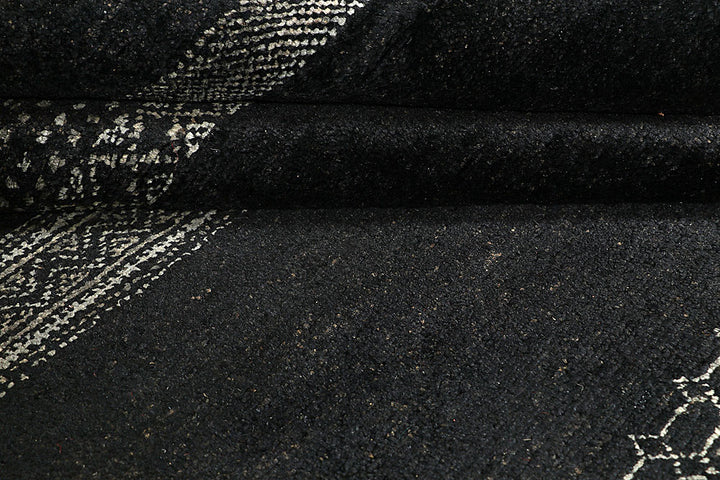 Black Gabbeh 5' 7 x 7' 11 - No. 55933 - ALRUG Rug Store