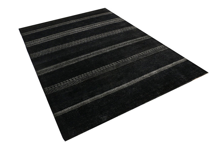 Black Gabbeh 5' 7 x 7' 11 - No. 55933 - ALRUG Rug Store