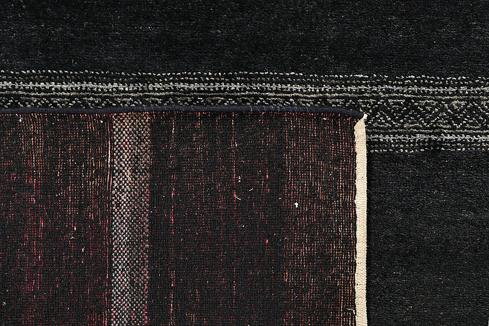 Black Gabbeh 5' 7 x 7' 11 - No. 55933 - ALRUG Rug Store