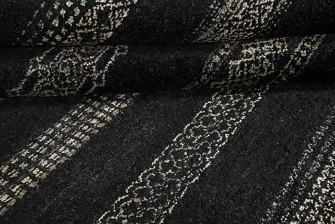 Black Gabbeh 5'  7" x 8'  2" - No. QA24429