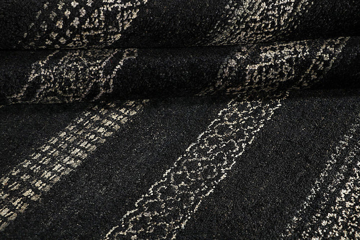 Black Gabbeh 5'  7" x 8'  2" - No. QA24429