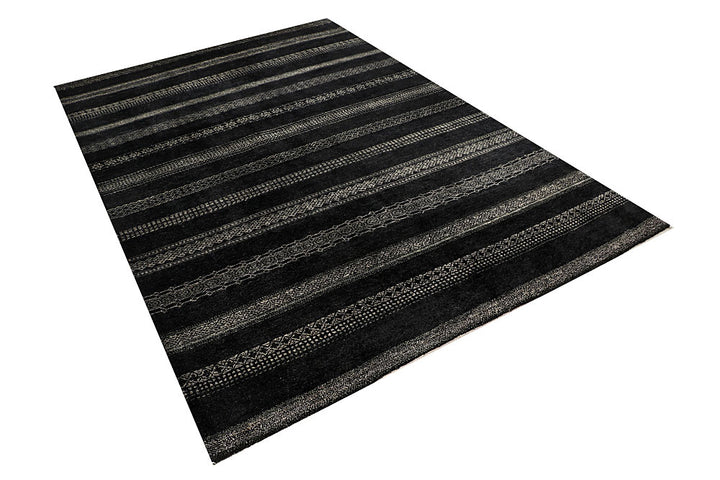Black Gabbeh 5' 7 x 8' 2 - No. 55934 - ALRUG Rug Store