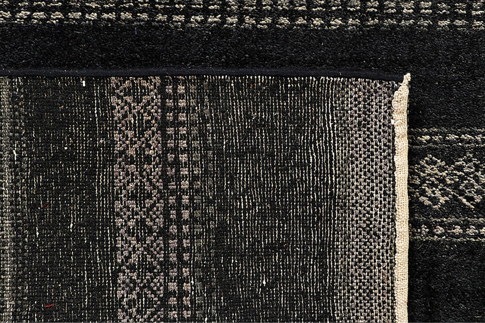 Black Gabbeh 5' 7 x 8' 2 - No. 55934 - ALRUG Rug Store