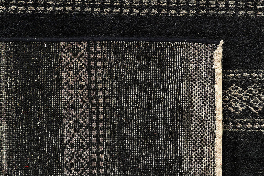 Black Gabbeh 5'  7" x 8'  2" - No. QA24429