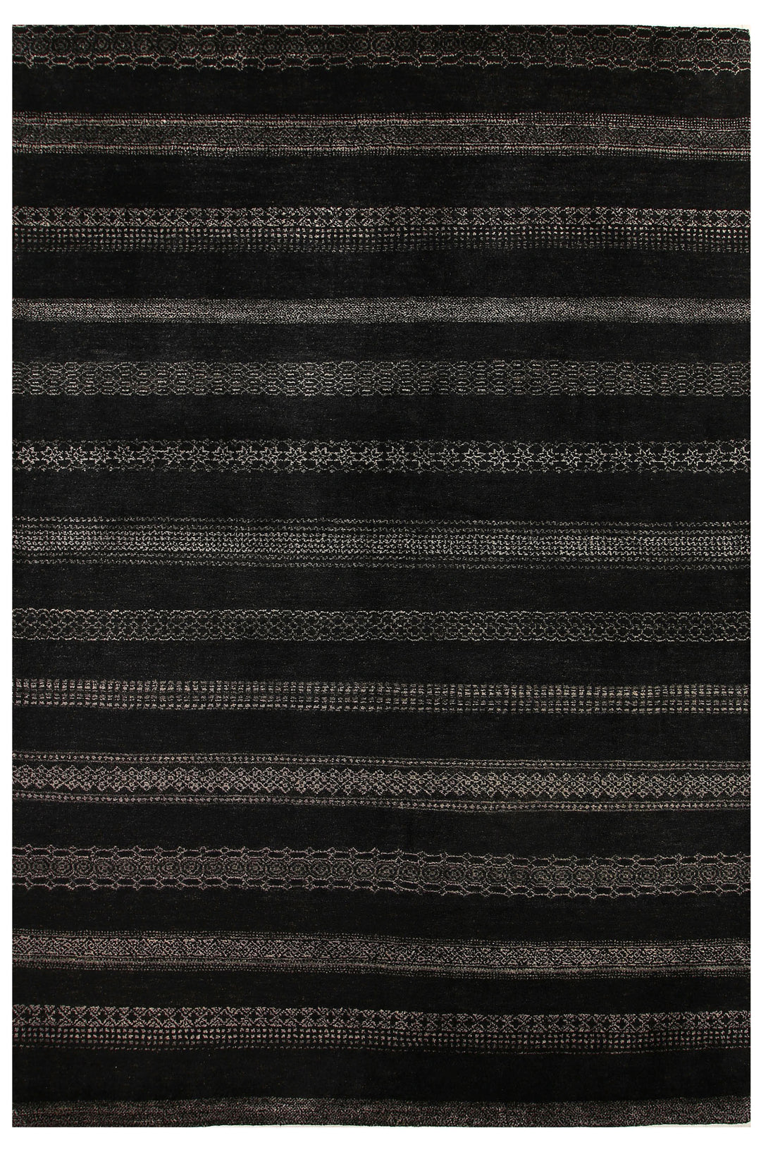 Black Gabbeh 5' 7 x 8' 2 - No. 55934 - ALRUG Rug Store