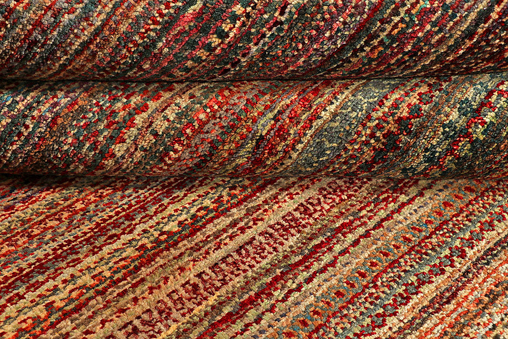 Multi Colored Gabbeh 5' 9 x 8' 1 - No. 55937 - ALRUG Rug Store