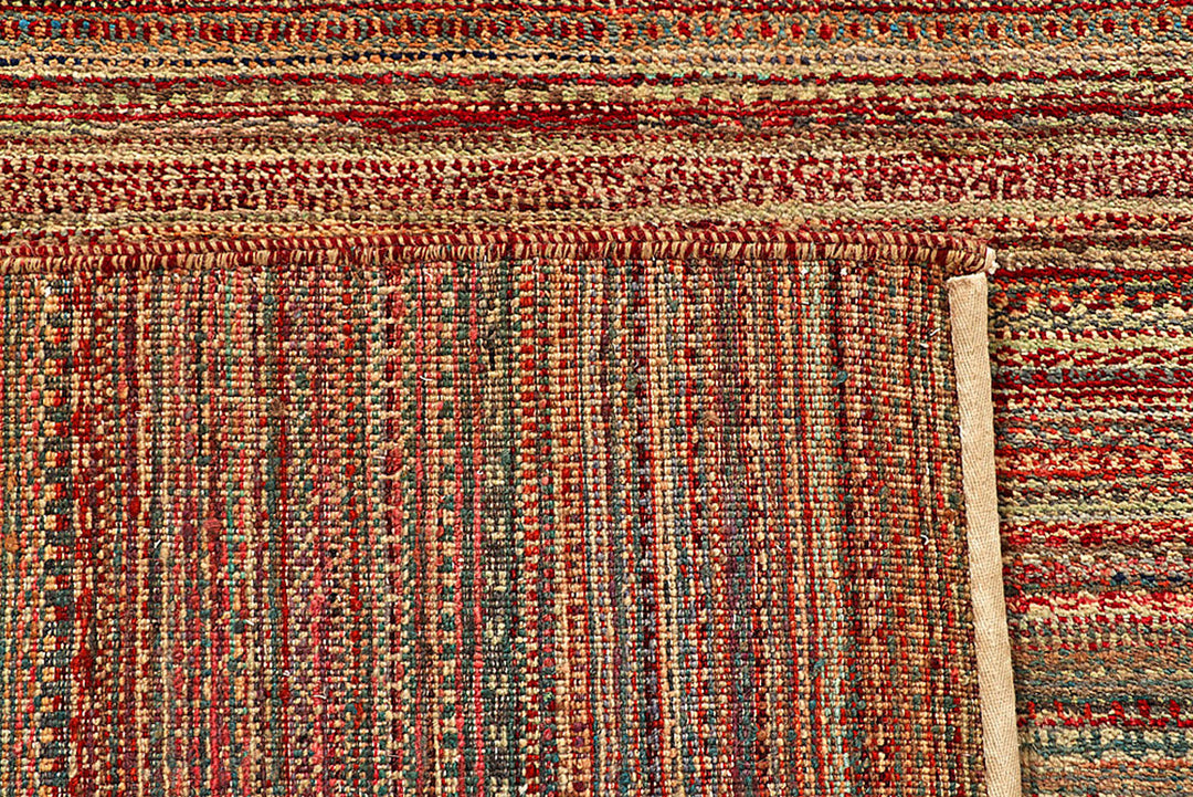 Multi Colored Gabbeh 5'  9" x 8'  1" - No. QA13269